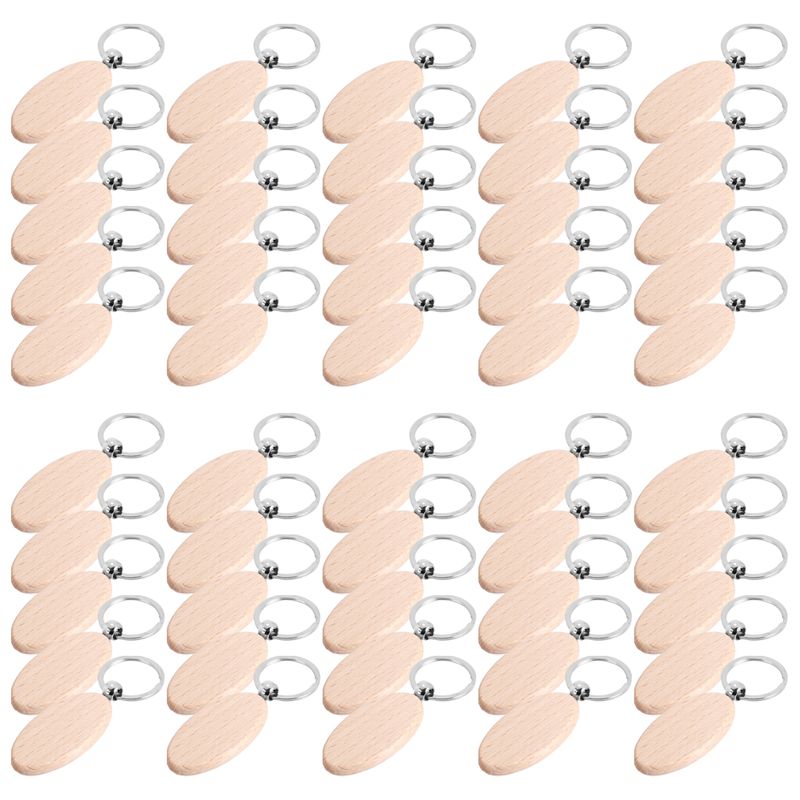 AT05-1Set Houten Sleutelhanger - Wood Ring Blank recensie en prijs